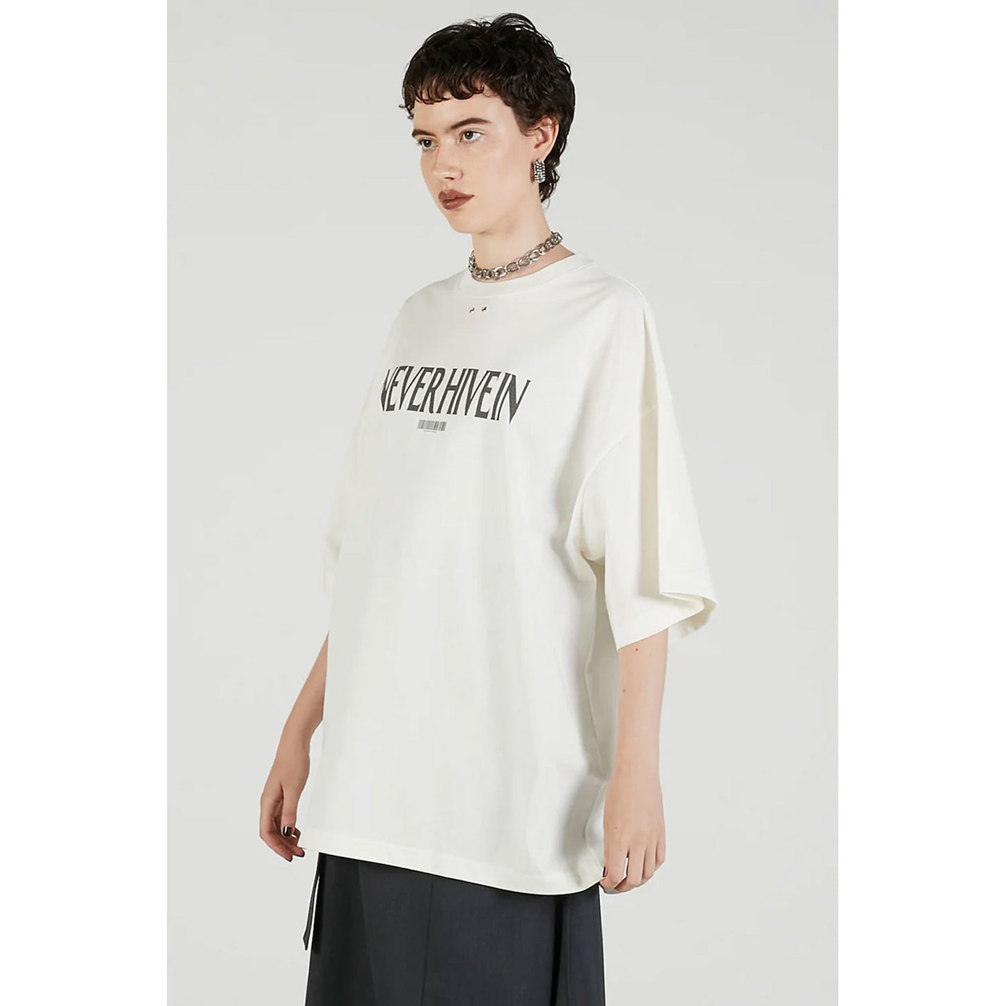 
                  
                    NEVER T-Shirt-C.GREY-
                  
                
