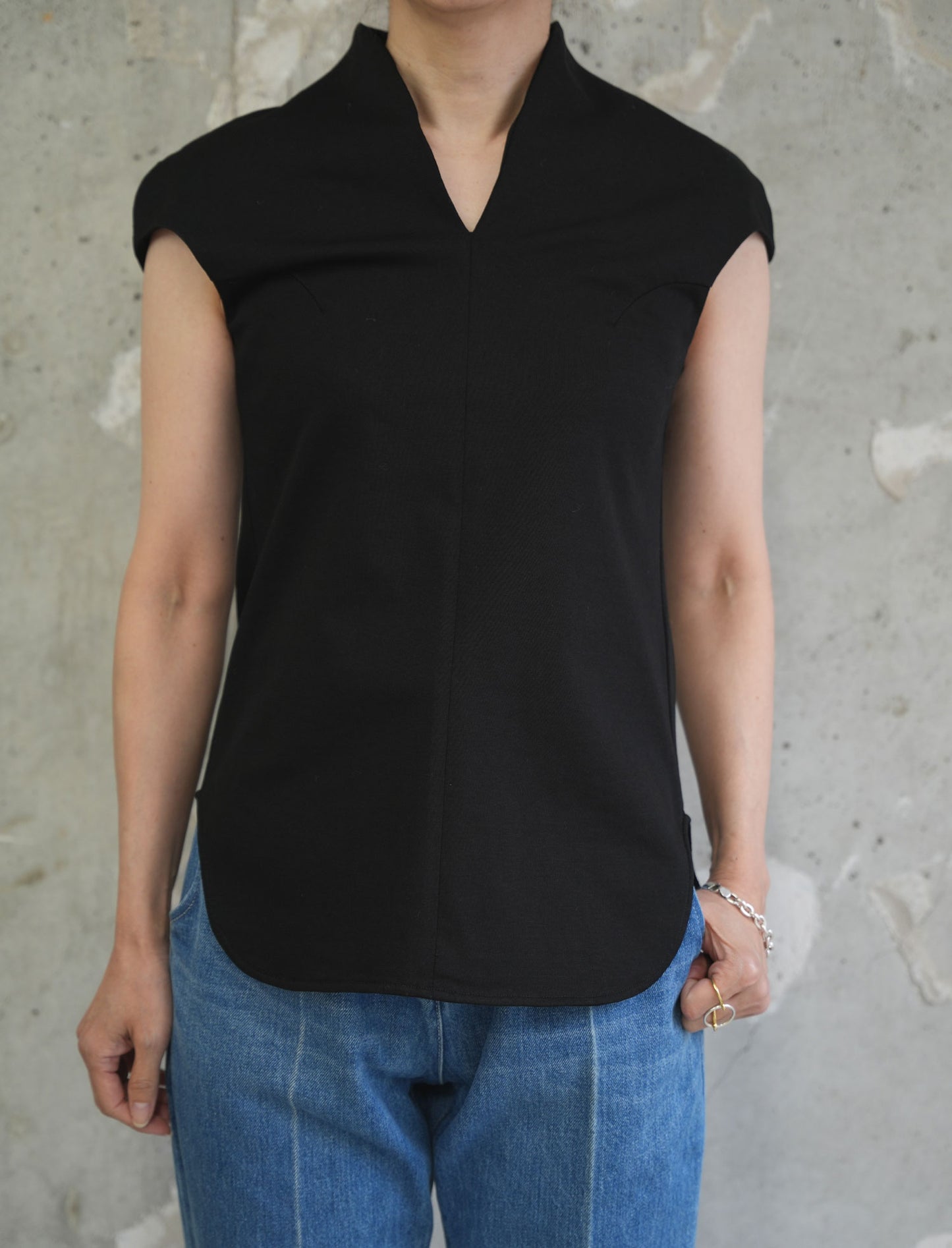 
                  
                    Cotton Jersey French Sleeve Top
                  
                