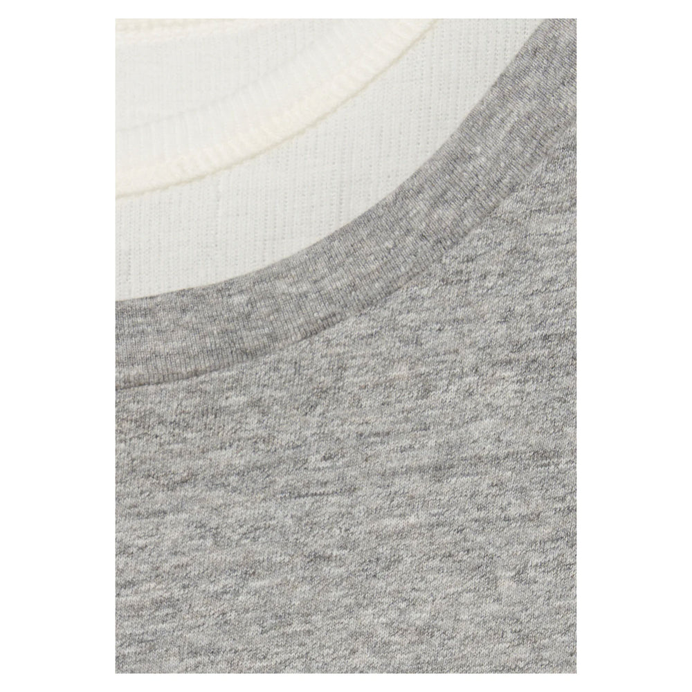 
                  
                    Plating Rib Layered Tee -WHITE×LT.GREY-
                  
                