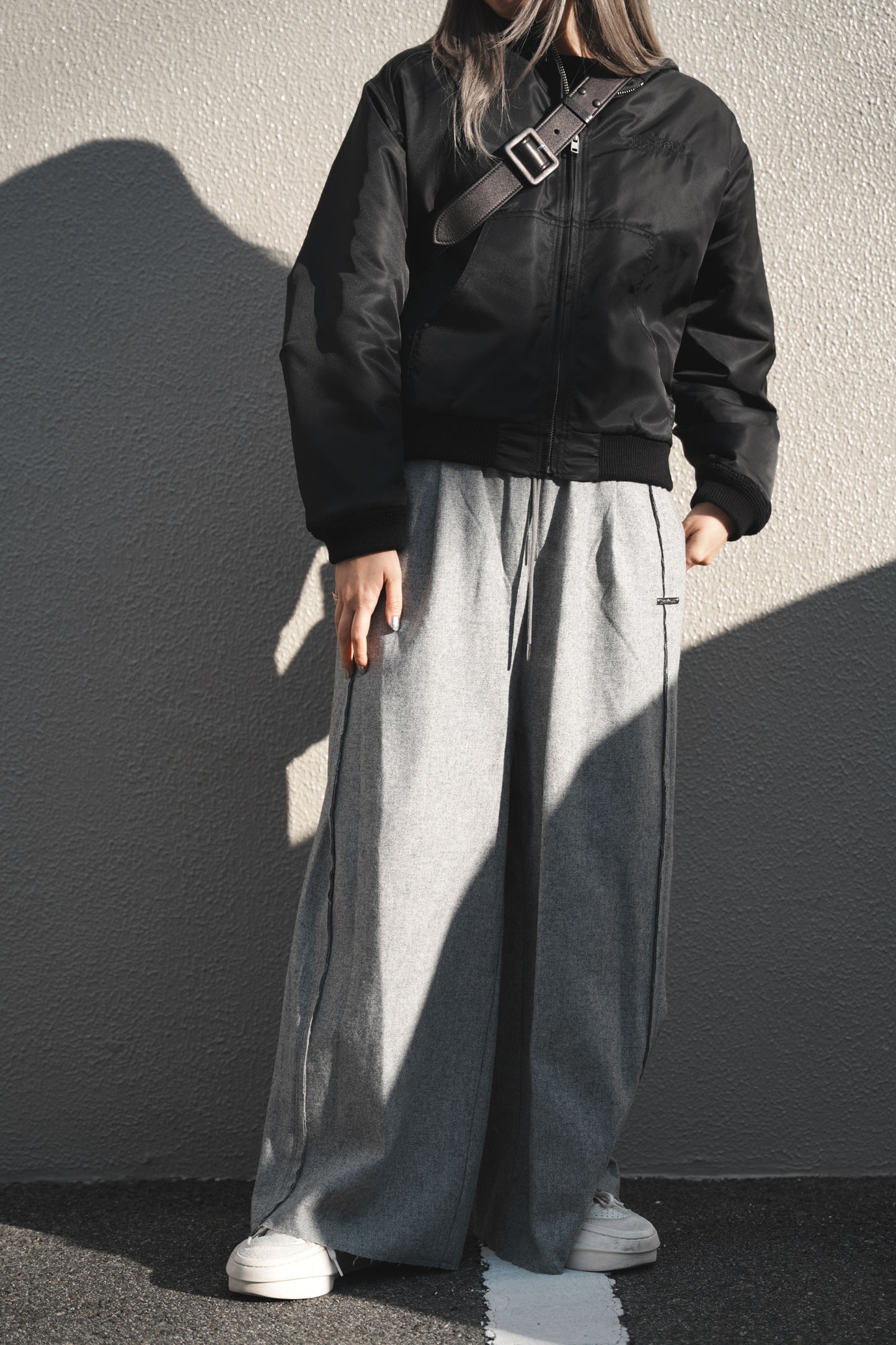 
                  
                    Woolly Easy Volume Pants-L.GRAY-
                  
                