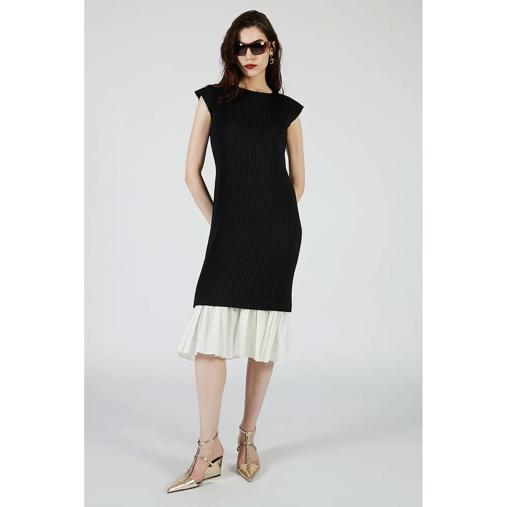 
                  
                    Pleated Dress-BLACK-
                  
                