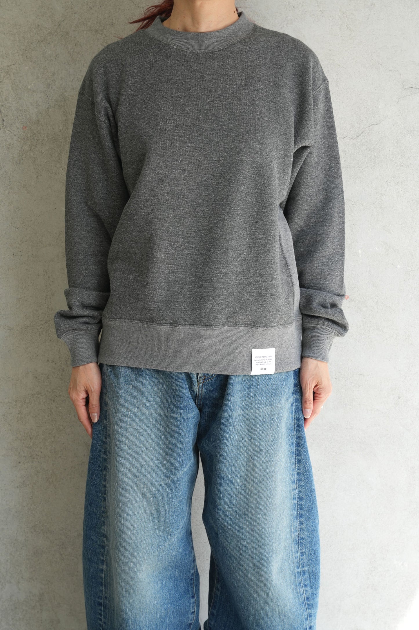 
                  
                    SWEAT SHIRT-CHACOAL-
                  
                