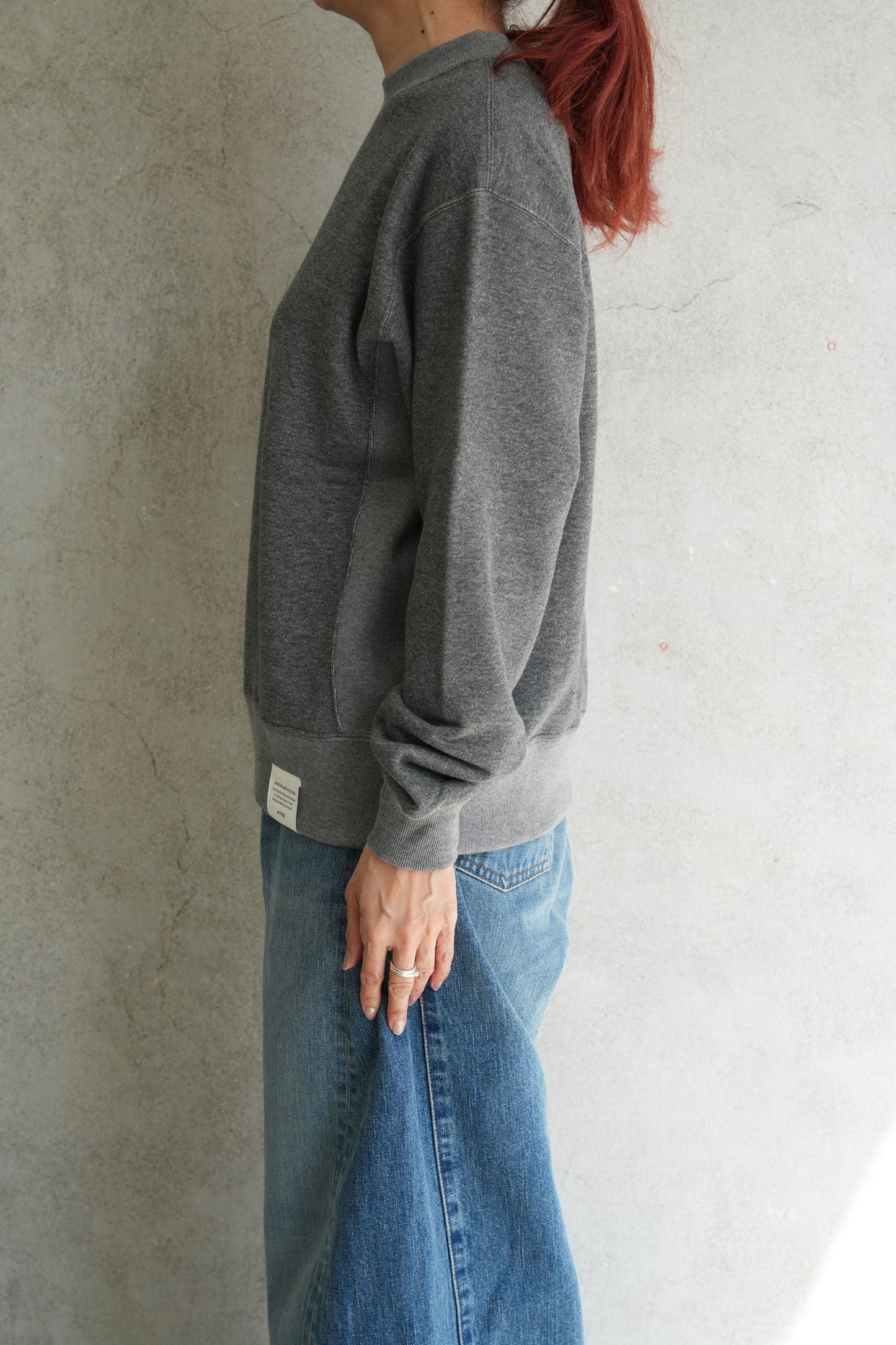 
                  
                    SWEAT SHIRT-CHACOAL-
                  
                