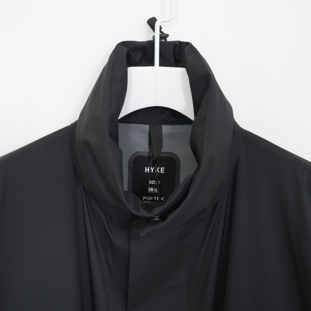HYKE PERTEX TYPE M-65 FIELD PARKA ブラック 4 PERTEX TYPE M-65 FIELD PARKA-パーテックスタイプM-65