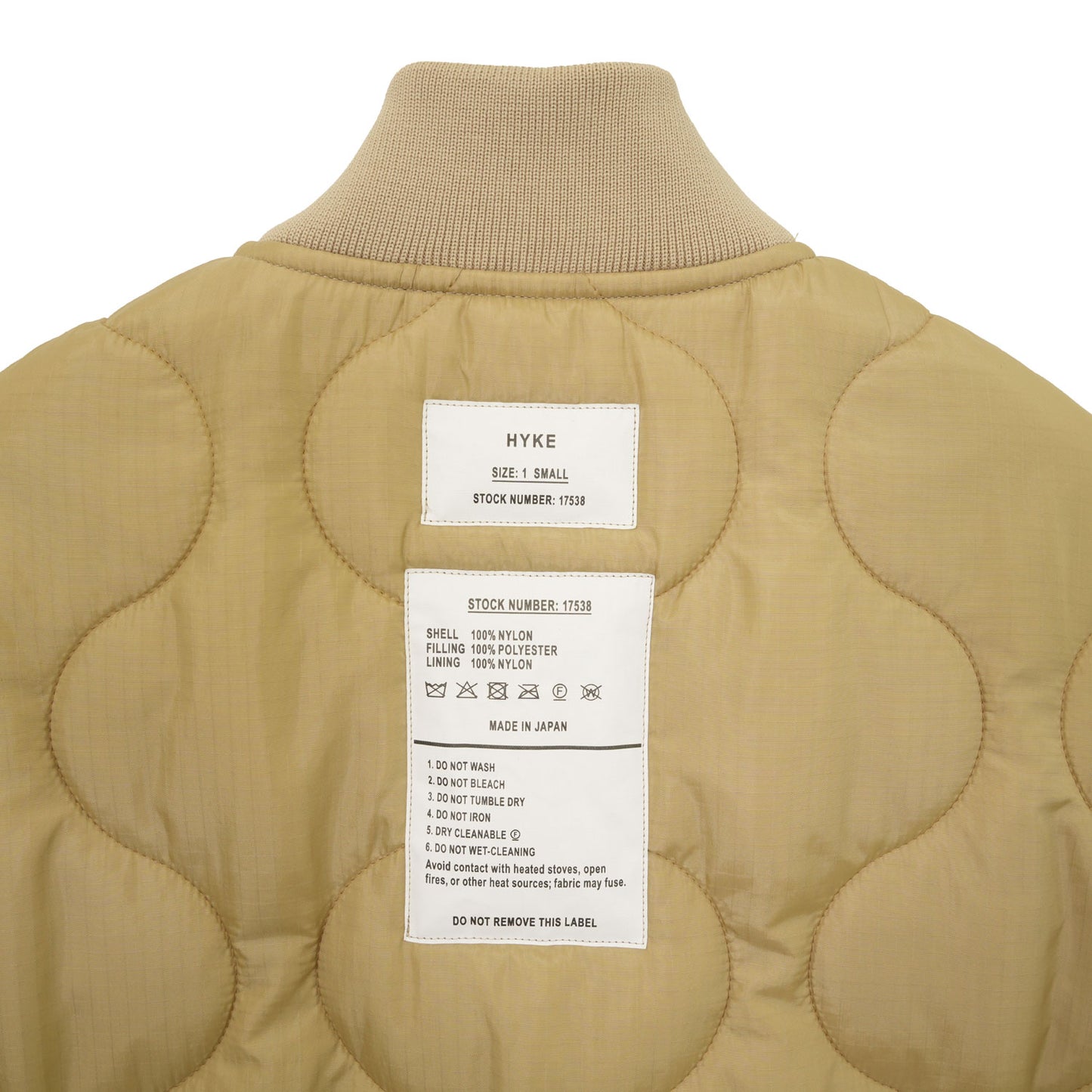 
                  
                    QUILTED LINER TYPE CWU-9/P JACKET -SANDSTONE-
                  
                
