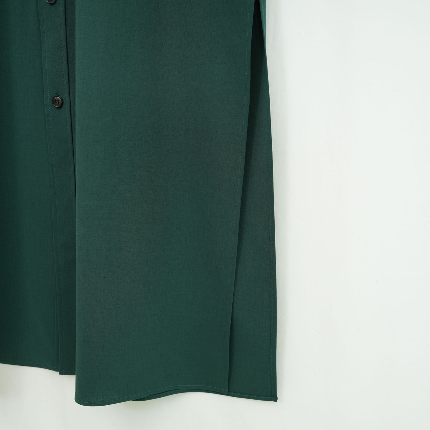 
                  
                    MAXI SHIRT DRESS-GREEN-
                  
                
