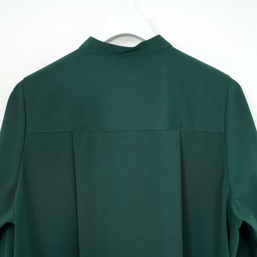 
                  
                    MAXI SHIRT DRESS-GREEN-
                  
                