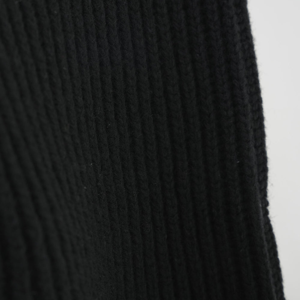 
                  
                    RIBBED KNIT WOOL SHRUG-CAMEL-
                  
                
