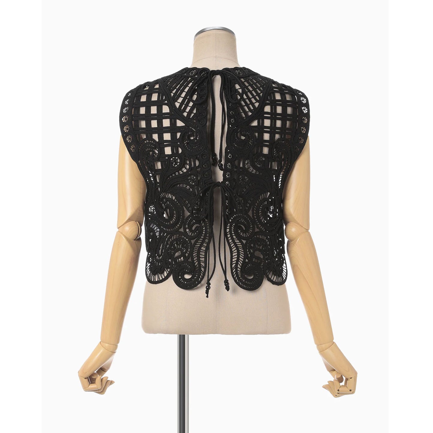 
                  
                    Cord Embroidery Vest - black
                  
                