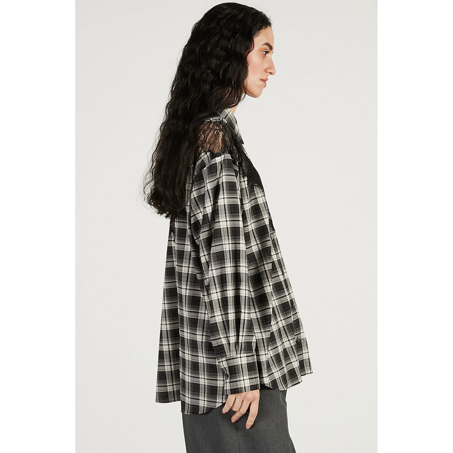 
                  
                    Lace Combination Shirts -MLTI-
                  
                