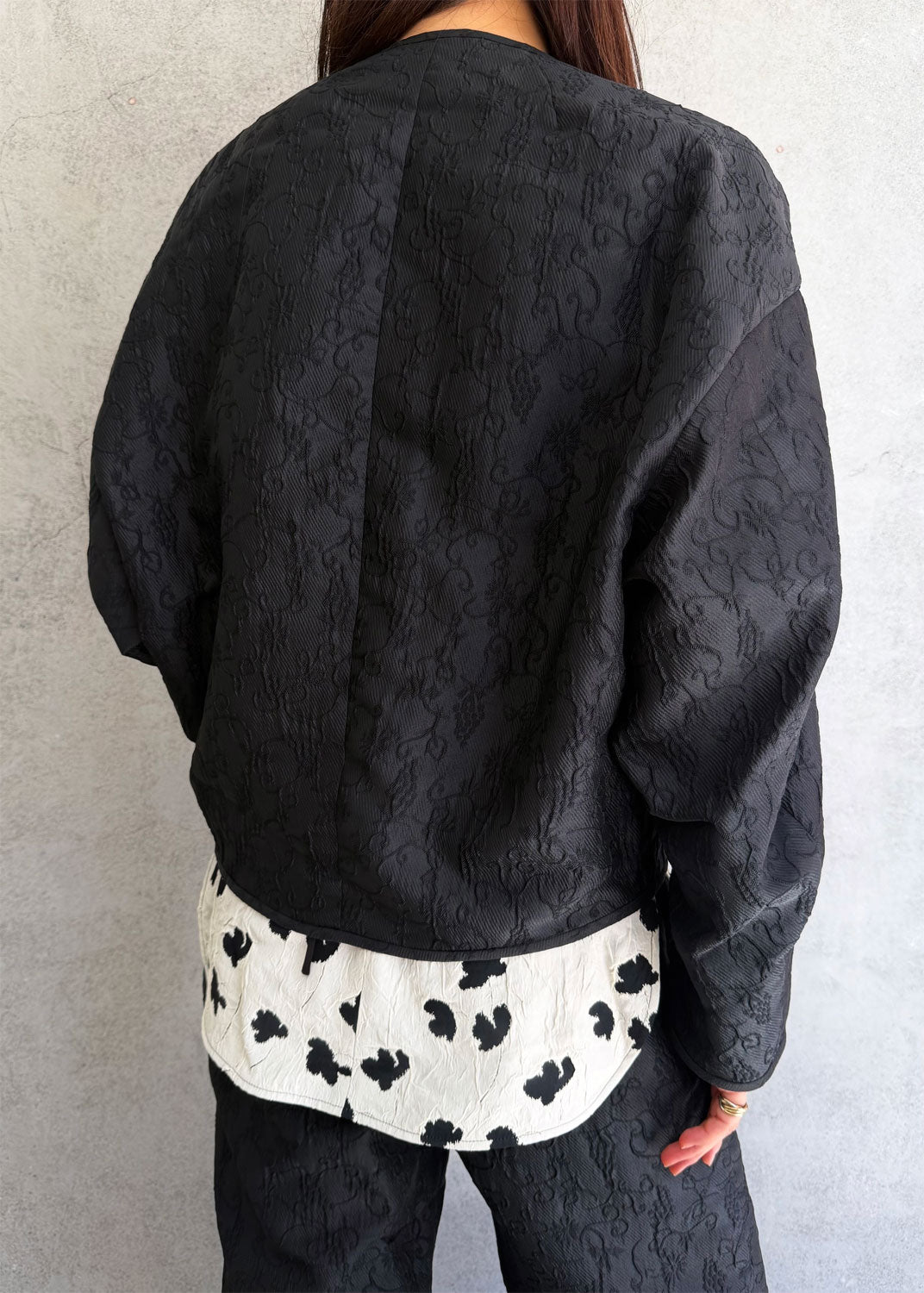 
                  
                    Arabesque Jacquard Short Jacket
                  
                