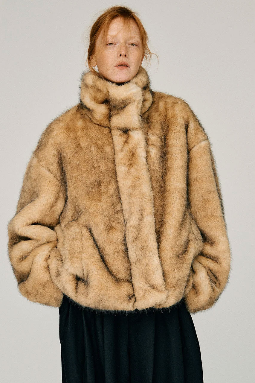 
                  
                    Faux Fur Bomber Jacket
                  
                