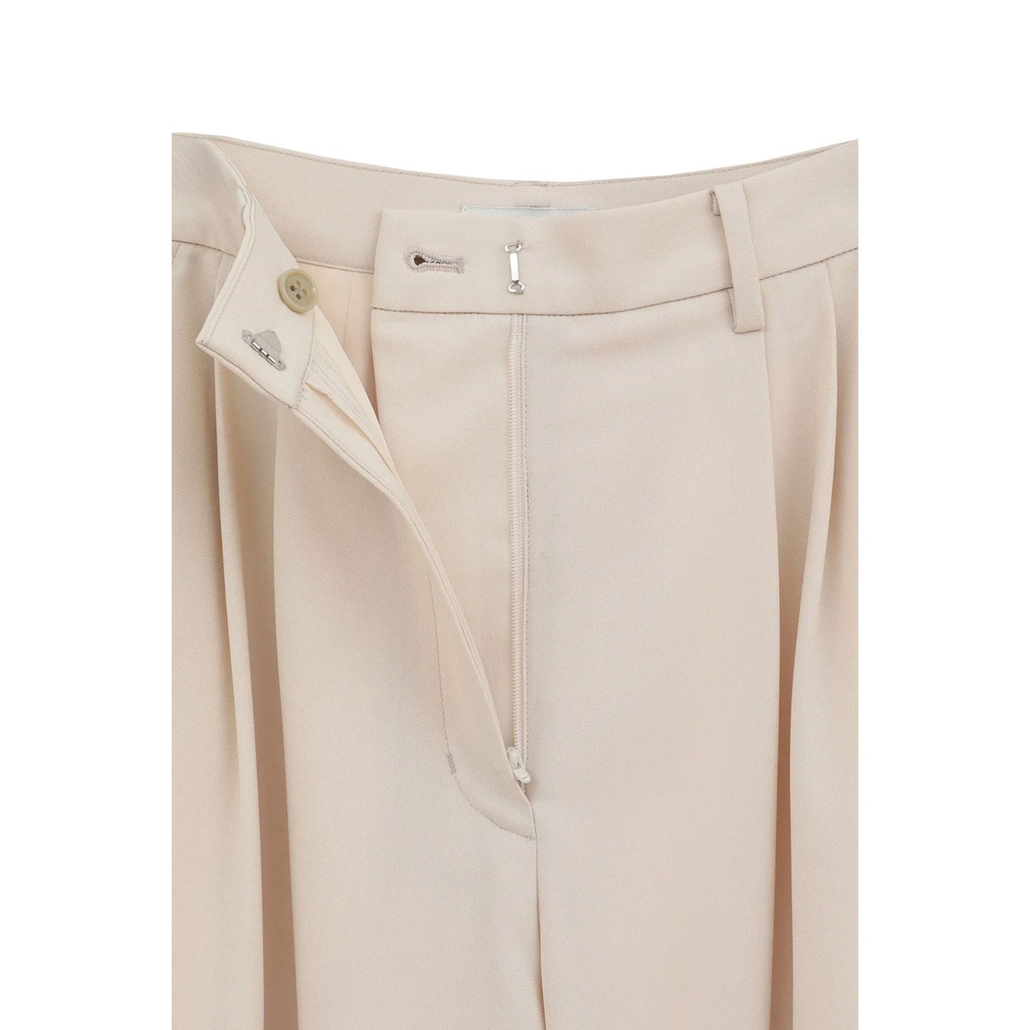 
                  
                    BASIC TUCK PANTS -IVORY-
                  
                