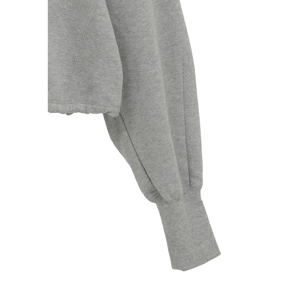 
                  
                    HALF ZIP SHORT TOPS -GRAY-
                  
                