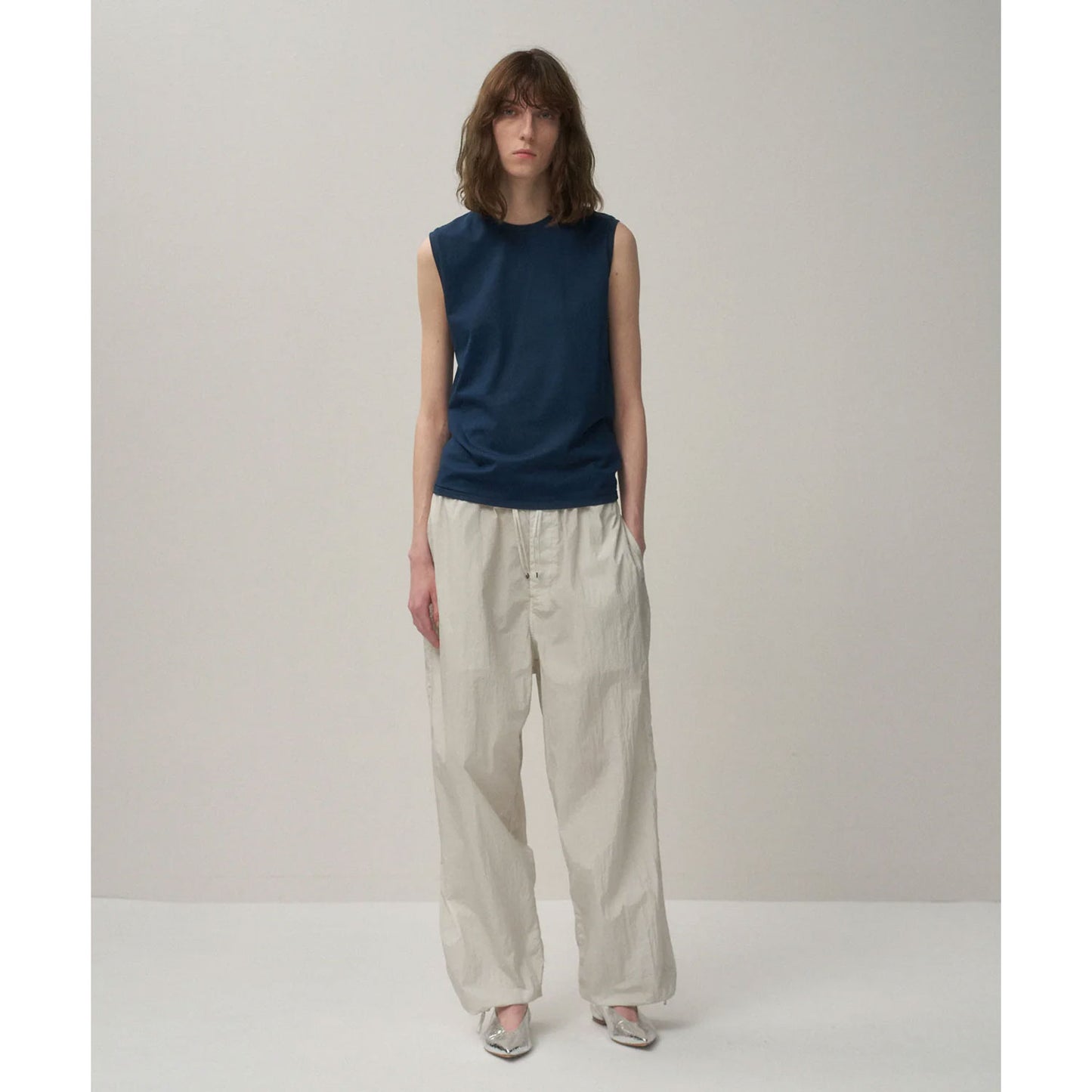 
                  
                    HAND DYED NYLON UTILITY PANTS -GRAY-
                  
                