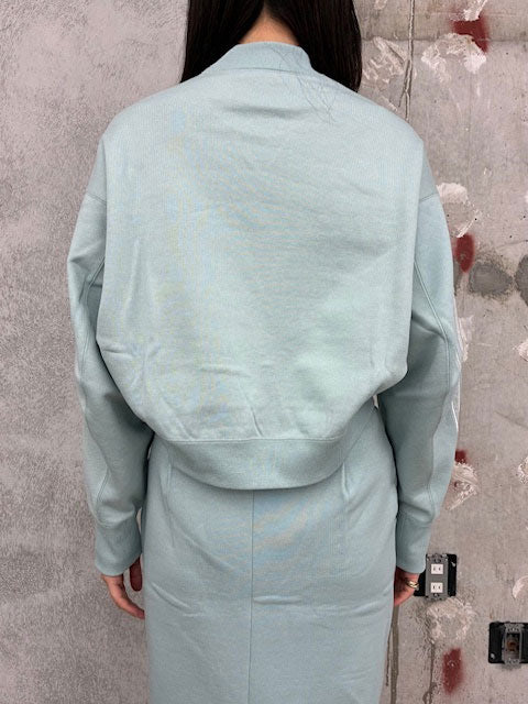 
                  
                    Floral Embroidery Short Sweat Top -LIGHT BLUE-
                  
                