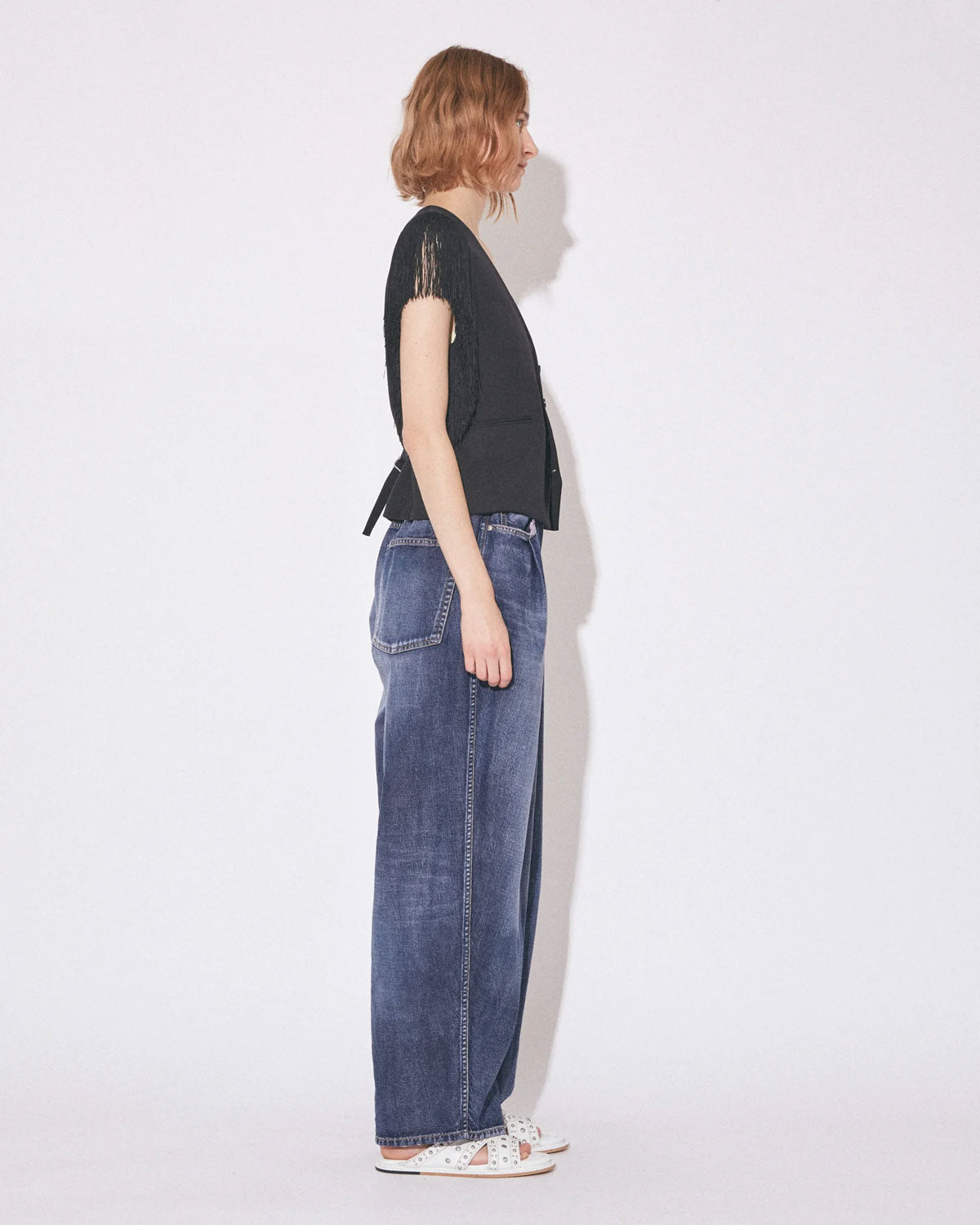 
                  
                    left hand twilldenim wide pants vintage
                  
                