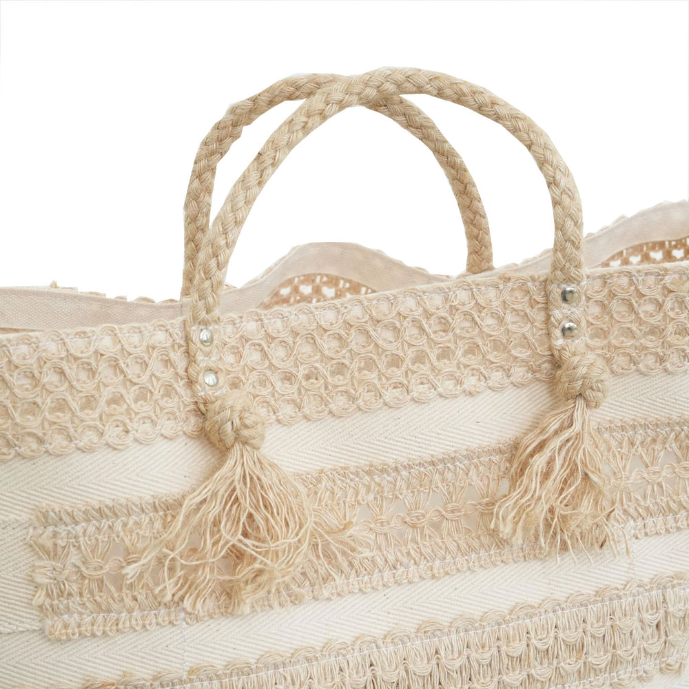 
                  
                    コットンテープ×ジュートテープトートBAG-BAIGE-
                  
                