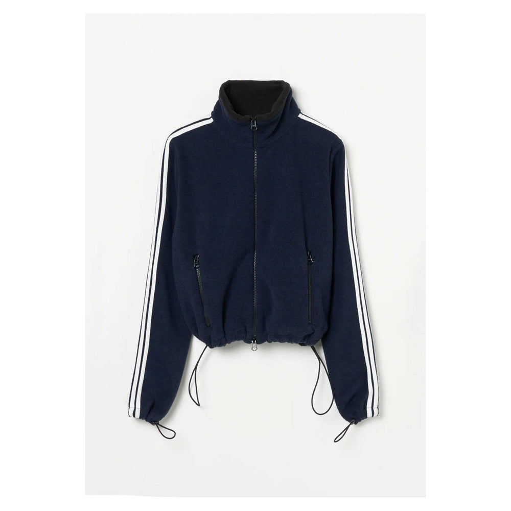 
                  
                    Fleece Tight Fit Track Jacket -DK.GREY-
                  
                