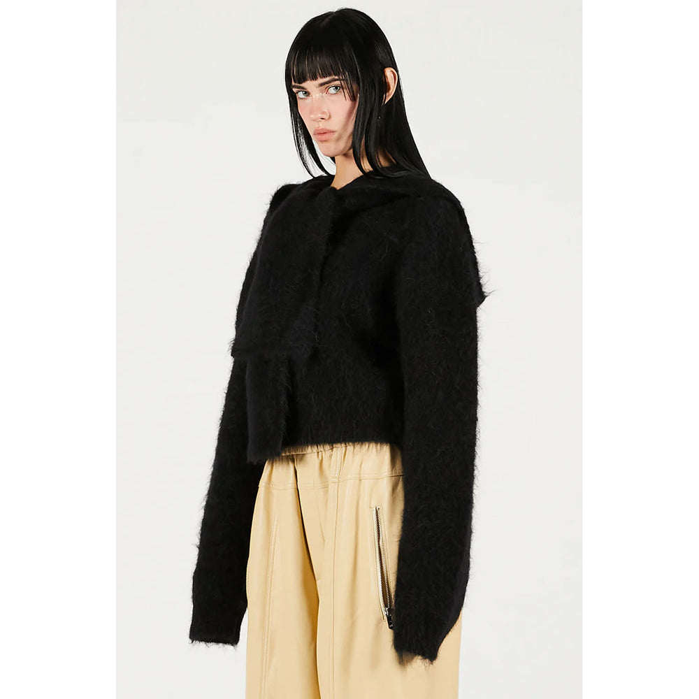 
                  
                    Alpaca Blend 2-Way Hoodie-C.GRY-
                  
                