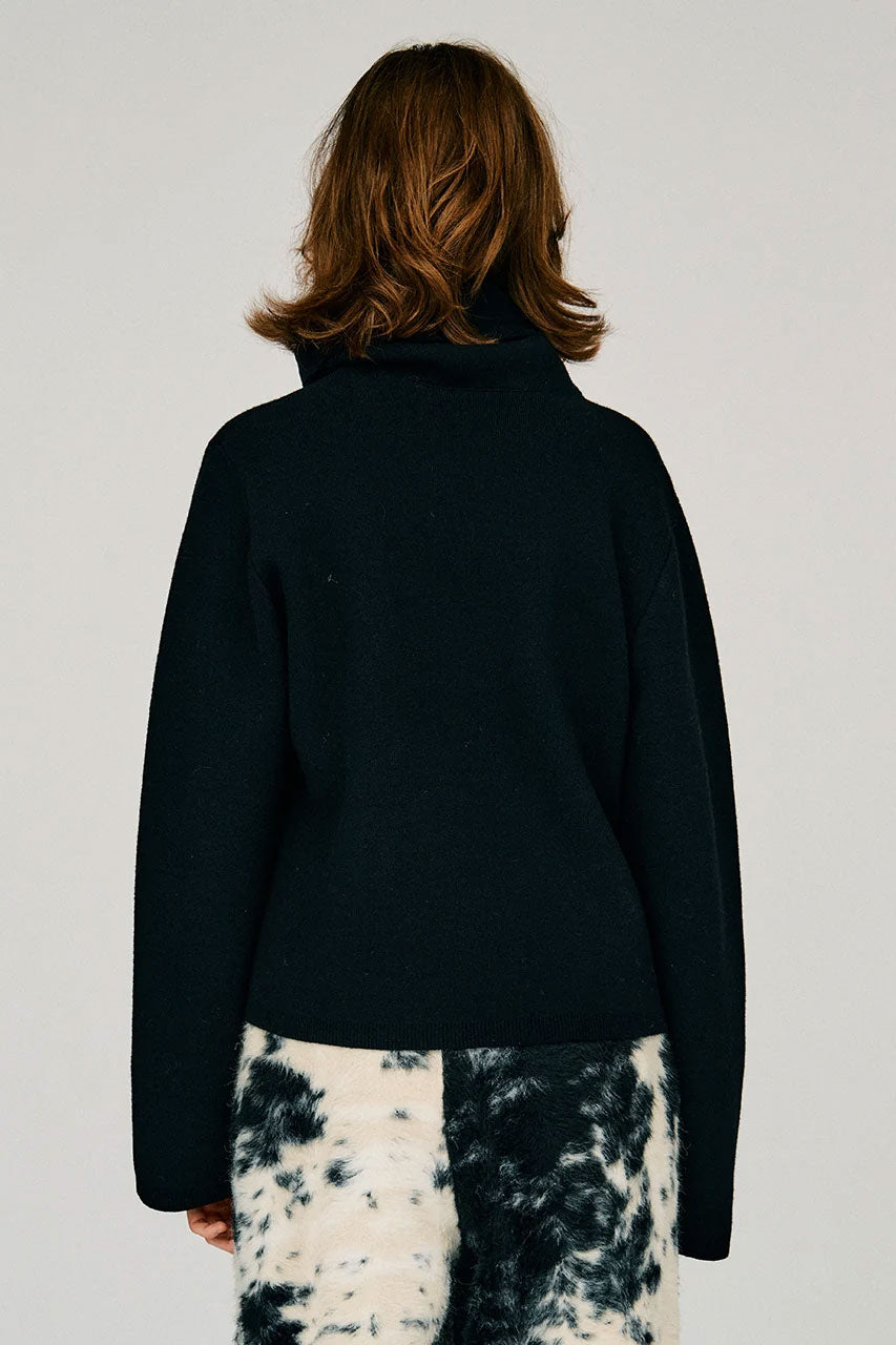 
                  
                    High-Neck Knit
                  
                