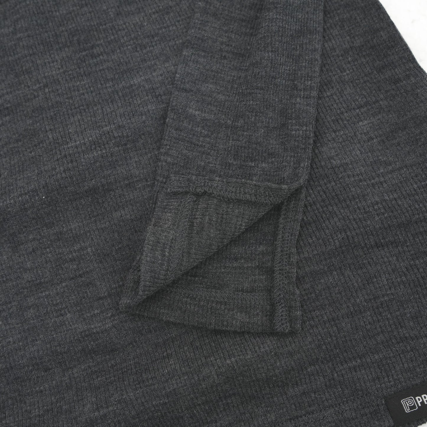 
                  
                    Pure Merino Wool Turtleneck Top -GRAY-
                  
                