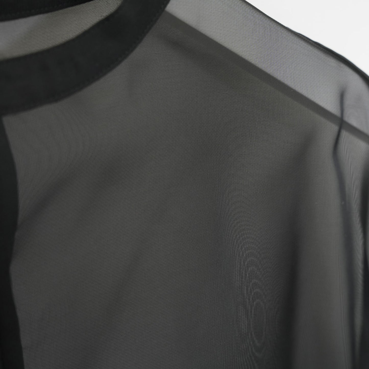 
                  
                    SHEER BLOUSE-BLACK-
                  
                