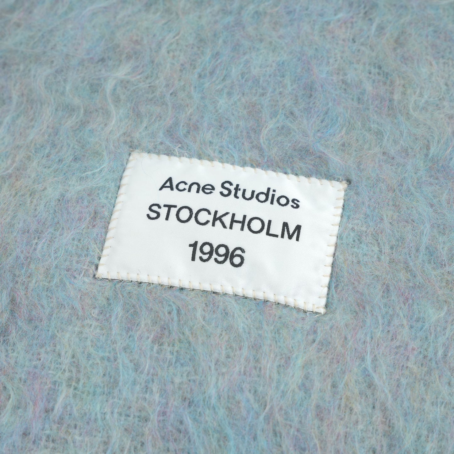 
                  
                    Logo wool scarf -Light Blue Melange-
                  
                