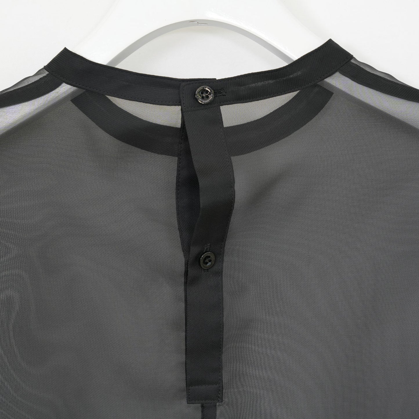 
                  
                    SHEER BLOUSE-BLACK-
                  
                