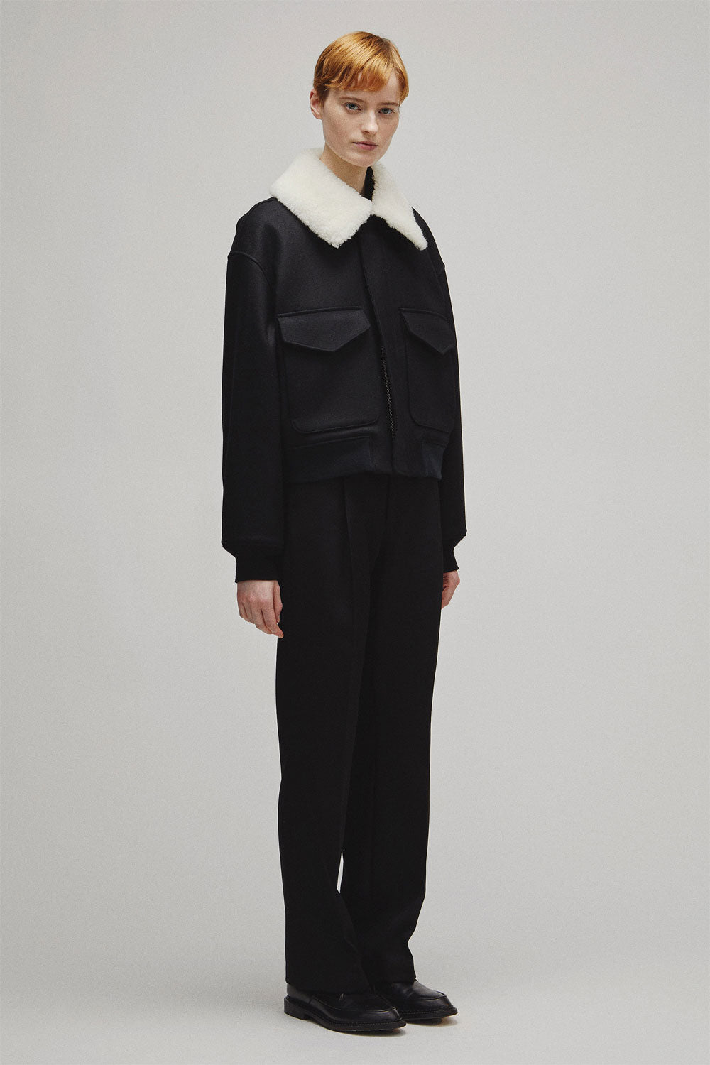 
                  
                    THE A2JACKET W(WITH BOA COLLAR)
                  
                