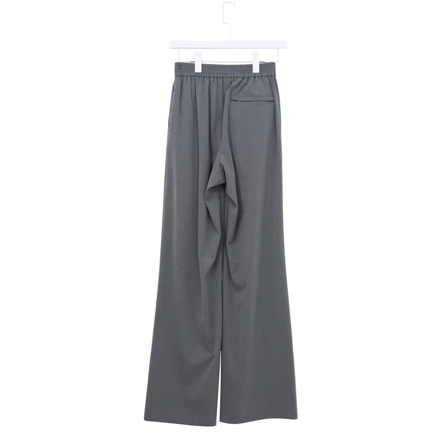 
                  
                    STRETCH WIDE-LEG PANTS-CHACOAL-
                  
                
