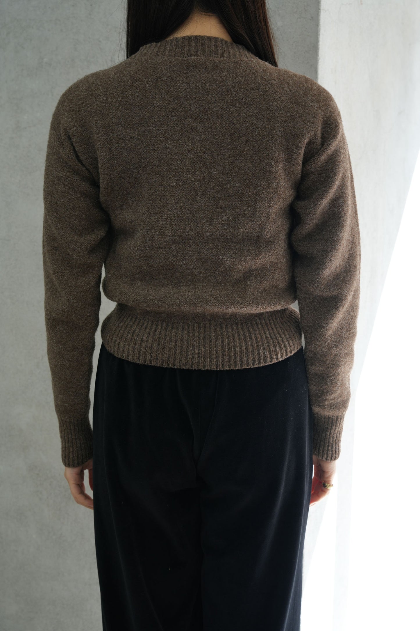 
                  
                    TIER CARDIGAN-BUREL BROWN-
                  
                