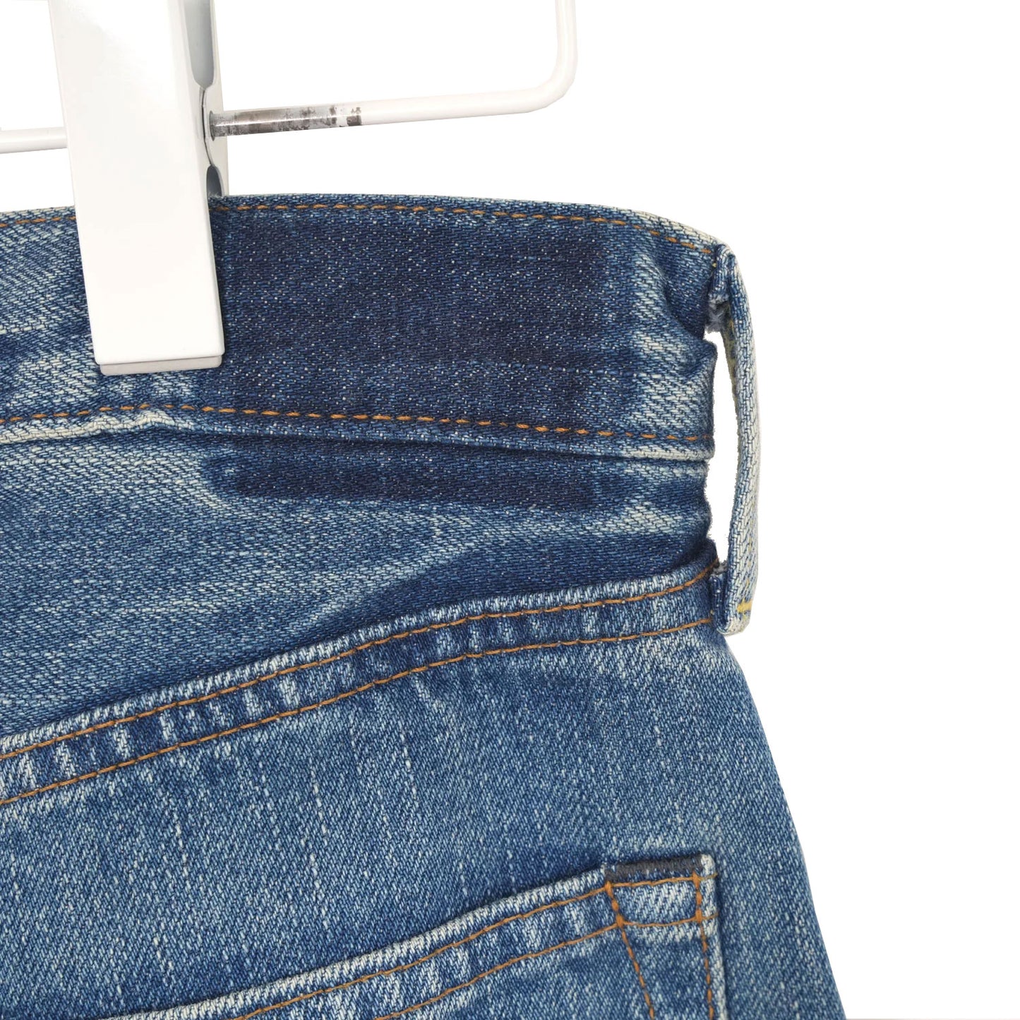 
                  
                    DENIM BARREL LEG JEANS-USED WASH(BLUE)-
                  
                