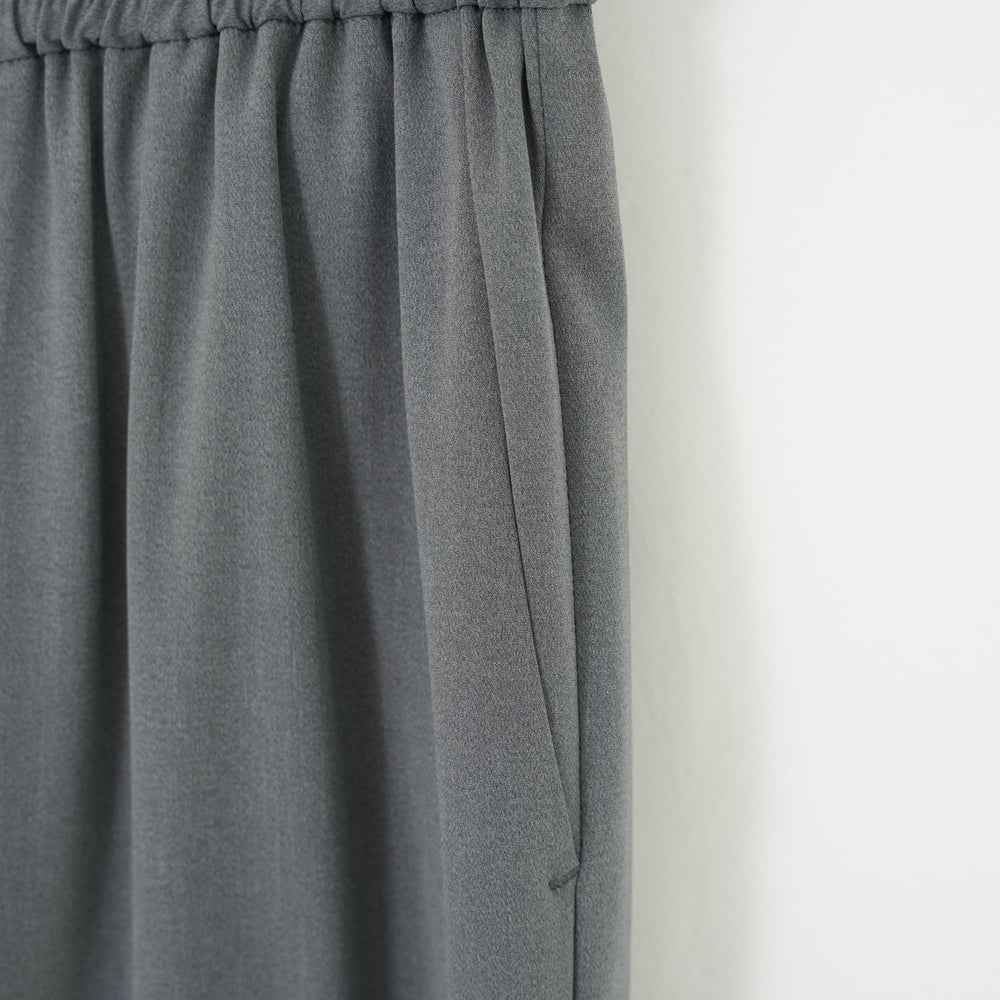 
                  
                    STRETCH WIDE-LEG PANTS-GREEN-
                  
                