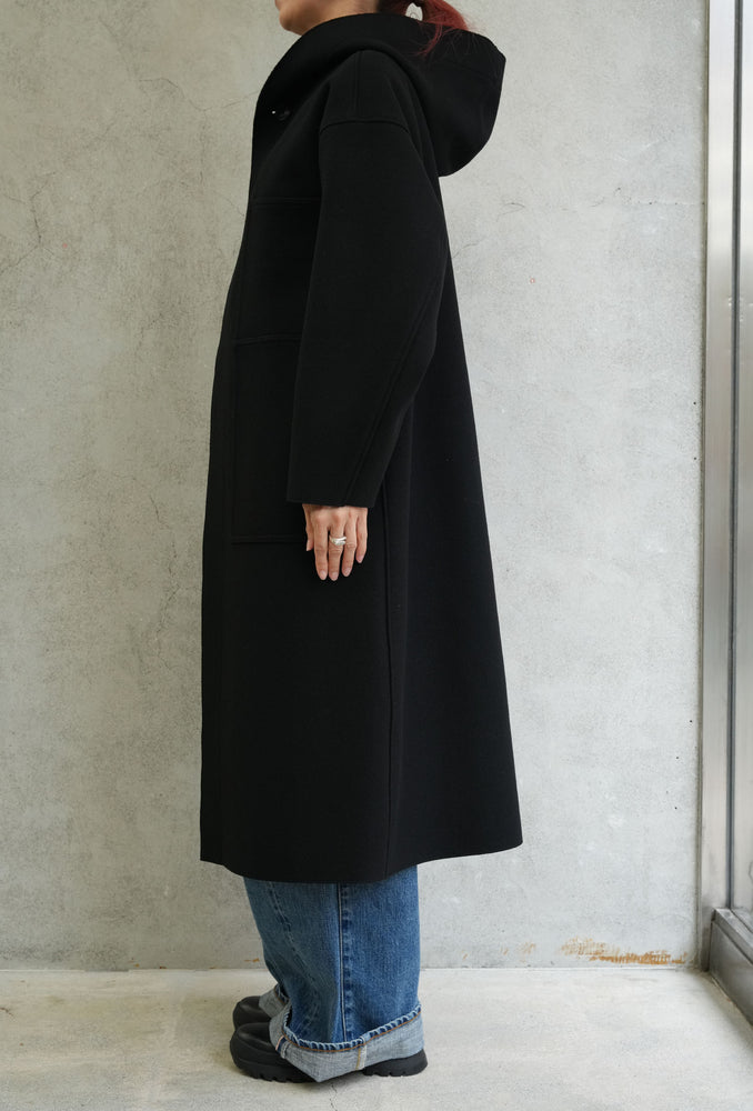
                  
                    MELTON HOODED WORK COAT-COYOTE BROWN-
                  
                