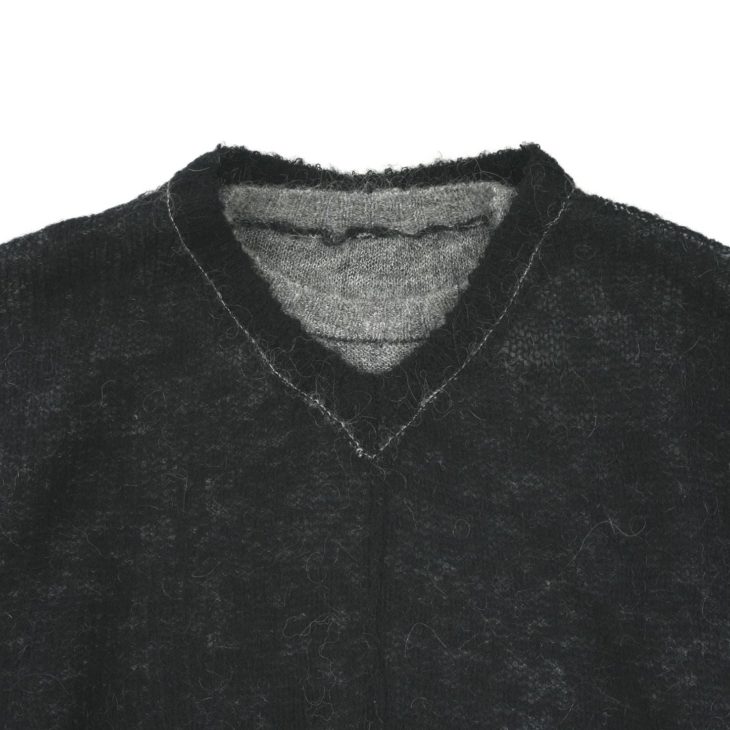 
                  
                    Reversible Mohair Knit -GREY-
                  
                