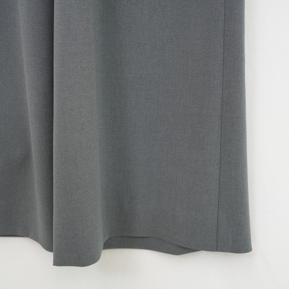 
                  
                    STRETCH WIDE-LEG PANTS-GREEN-
                  
                