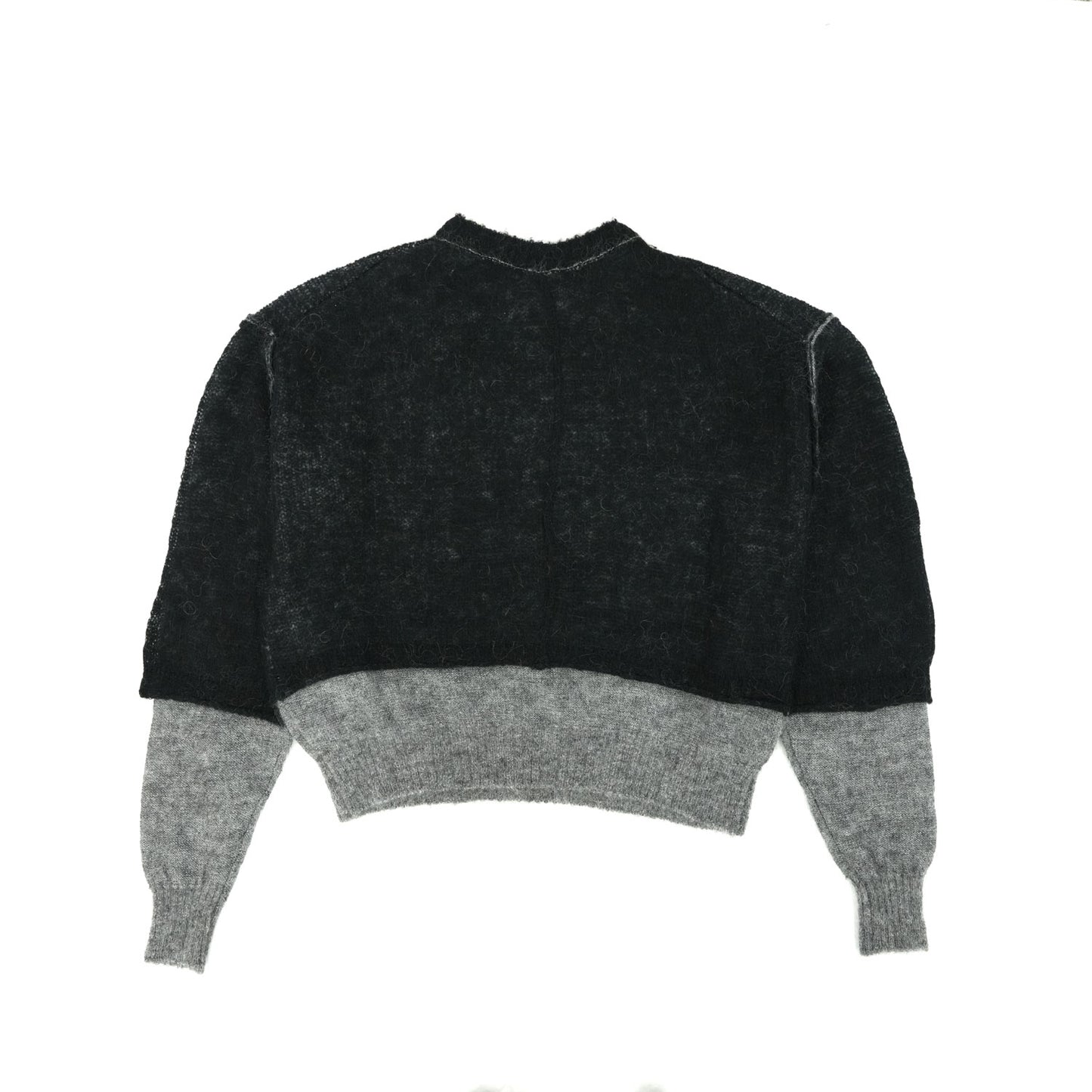 
                  
                    Reversible Mohair Knit -GREY-
                  
                