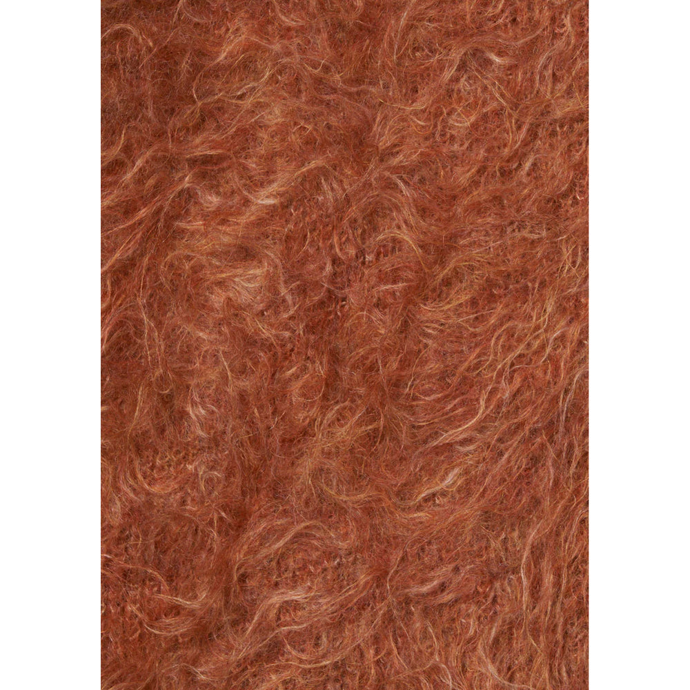 
                  
                    Shaggy V-Neck Cardigan-KHAKI-
                  
                