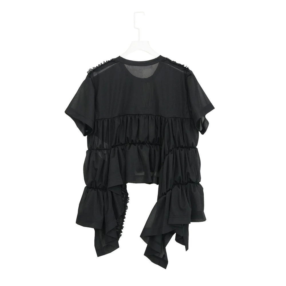 
                  
                    エステルギャザーTOPS-BLACK-
                  
                