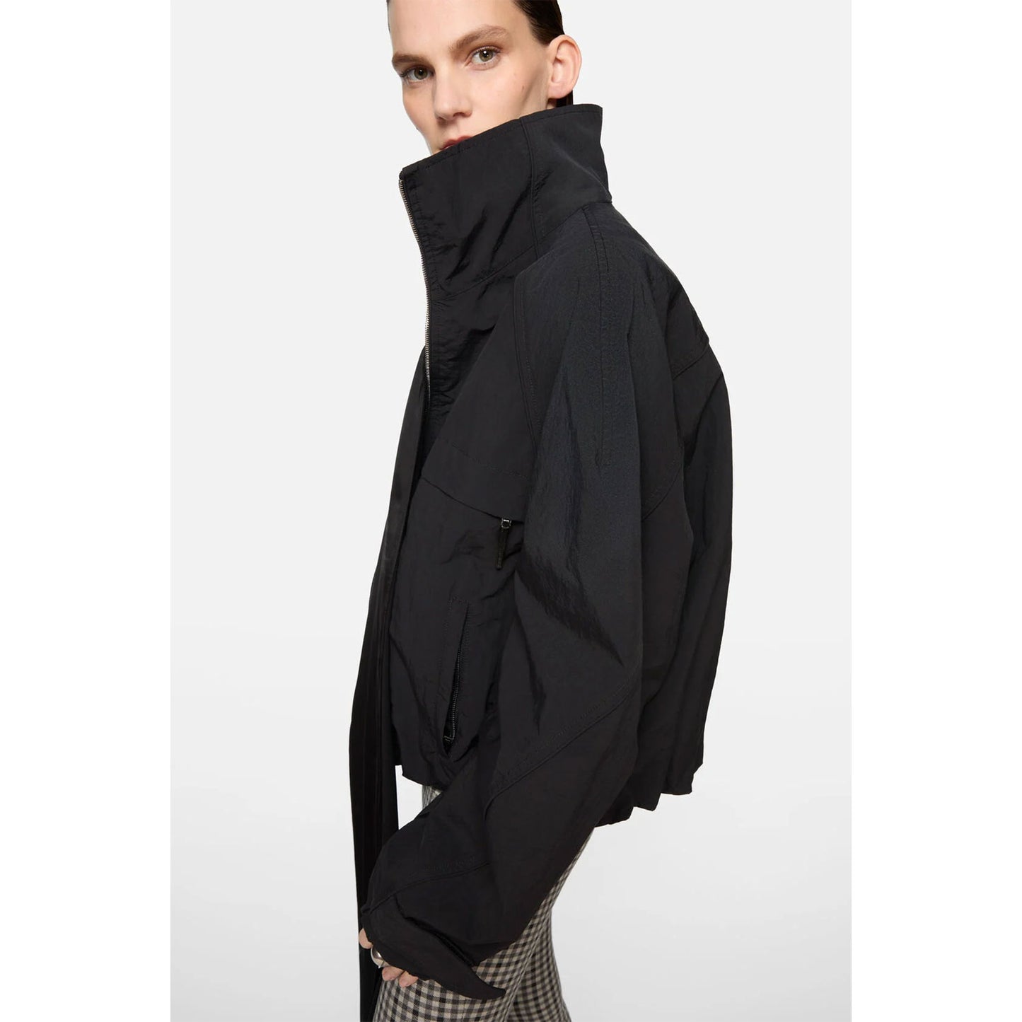 
                  
                    nylon jacket-BLACK-
                  
                