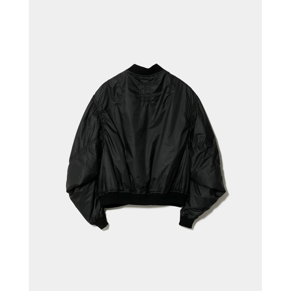 
                  
                    nylon ripstop fan shape MA-1 blouson -black-
                  
                