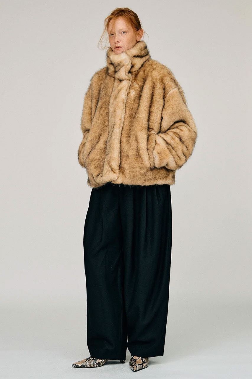
                  
                    Faux Fur Bomber Jacket
                  
                