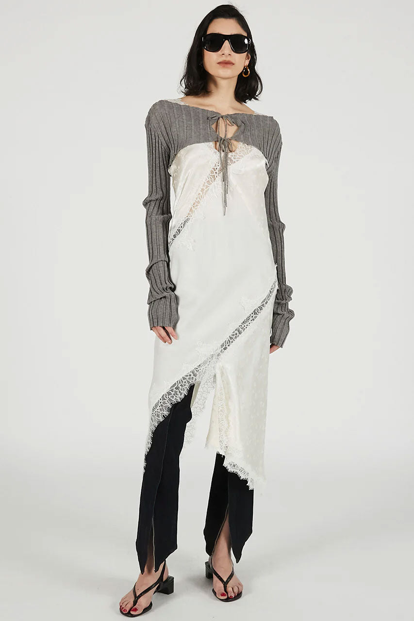 
                  
                    2WAY Sheer Rib Bolero -GRAY-
                  
                