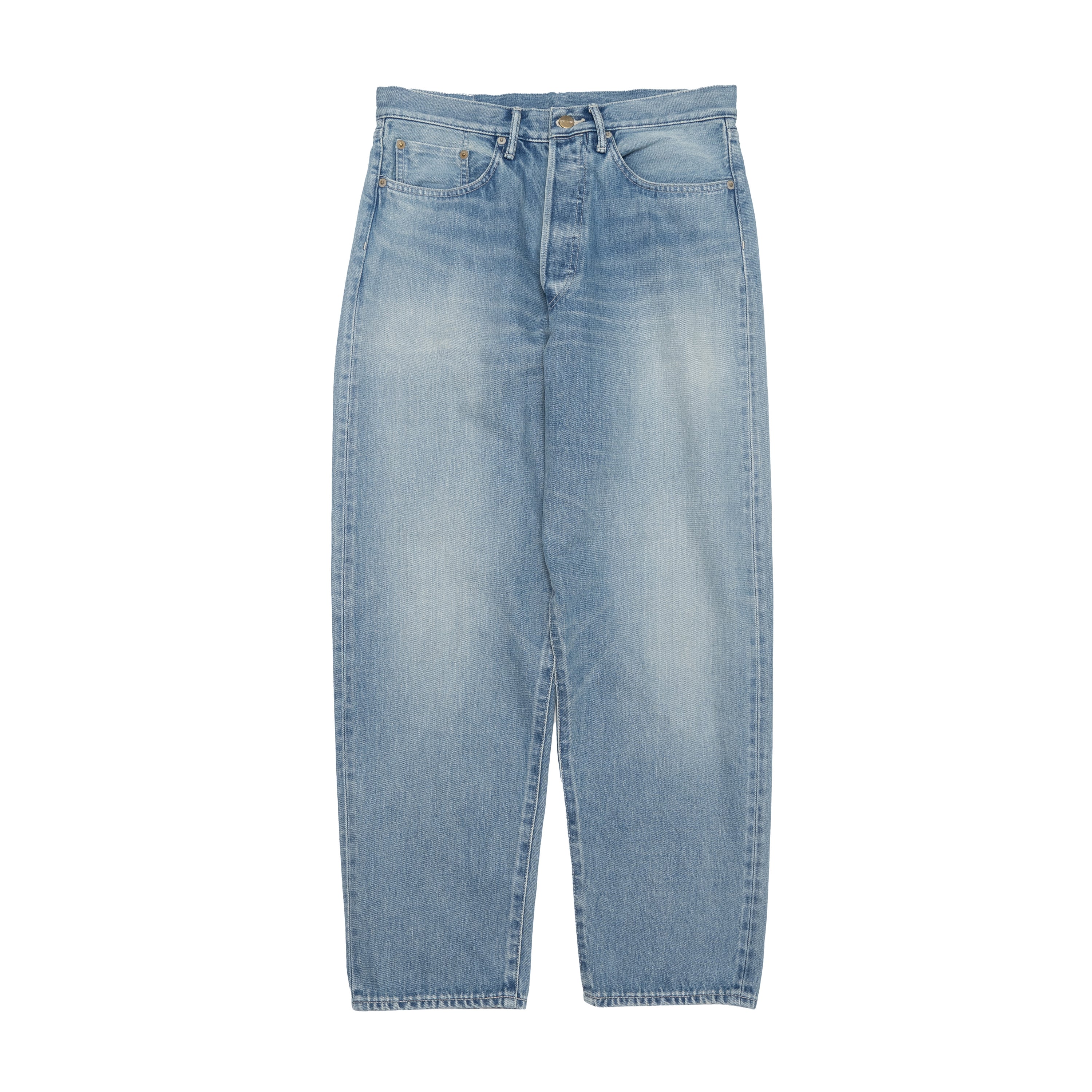 SELVAGE DENIM FIVE POCKET TAPERED PANTS – OBLIGE