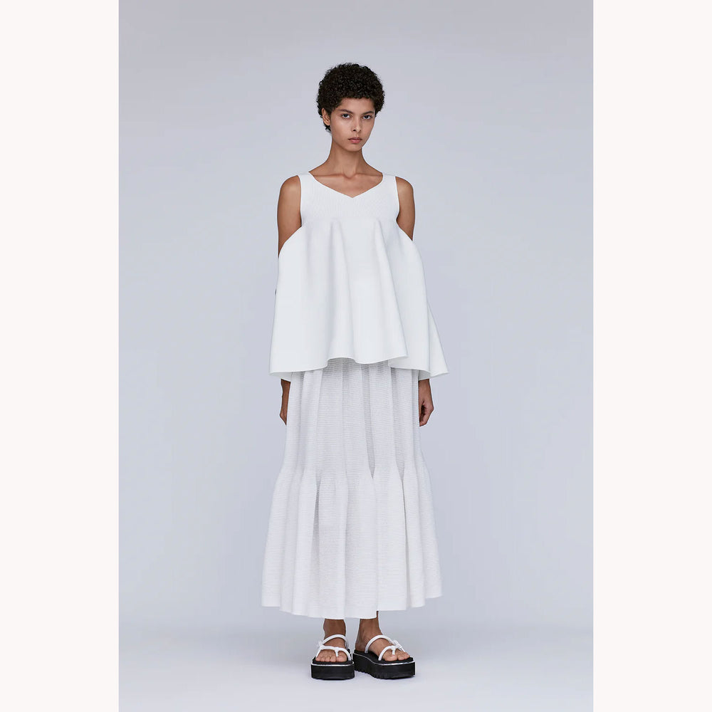 トップス CFCL POTTERY SLEEVELESS BUST FLARE TOP POTTERY SLEEVELESS BUST FLARE TOP