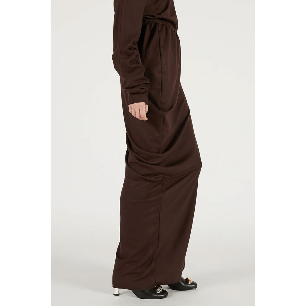 
                  
                    Wool Slouchy Skirt-GREY-
                  
                