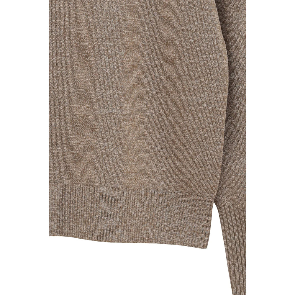 
                  
                    BASIC COMPACT KNIT TOPS -BEIGE-
                  
                