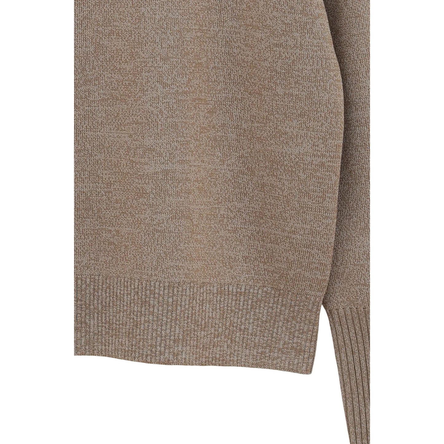 
                  
                    BASIC COMPACT KNIT TOPS -BEIGE-
                  
                