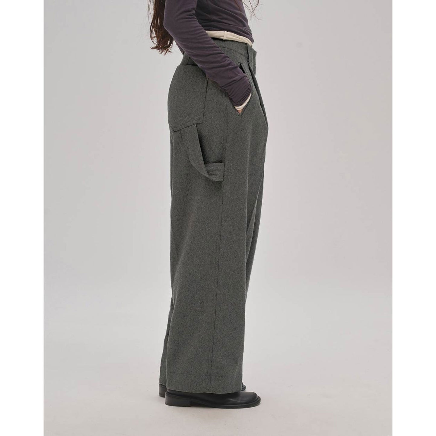 
                  
                    Wool Painter Pants -GRAY-
                  
                